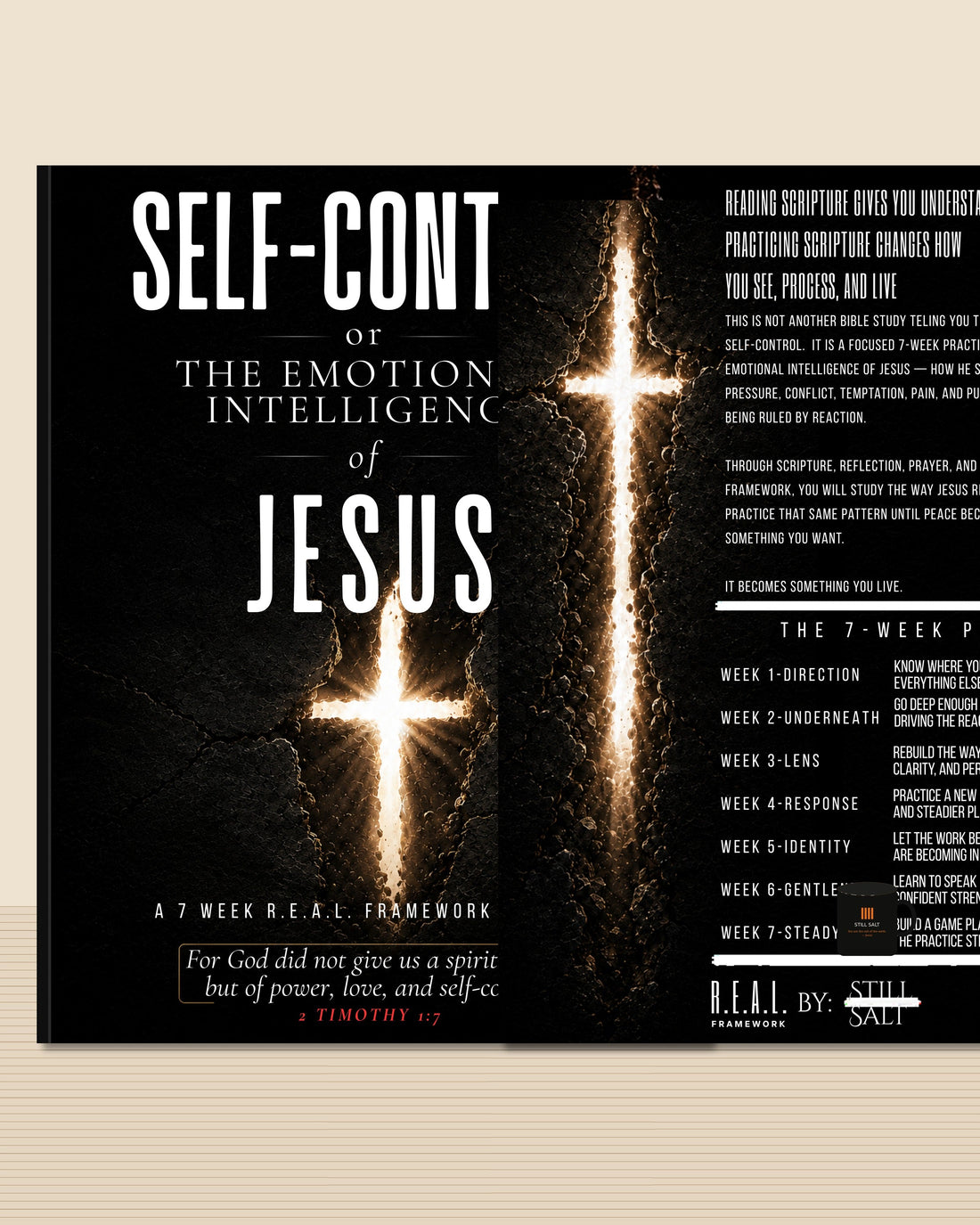 Self-Control or The Emotional Intelligence of Jesus front and back book image